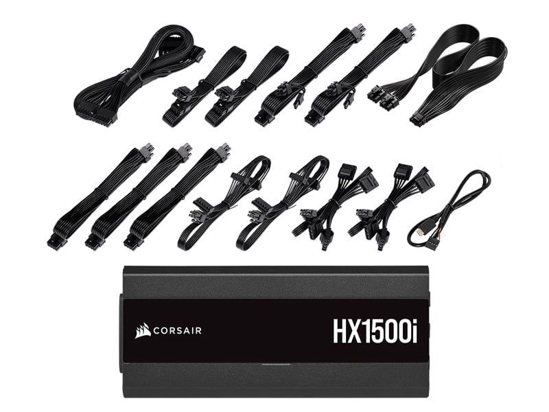 NGUỒN CORSAIR HX1500I 2023 (80 PLUS PLATINUM/MÀU ĐEN/FULL MODULAR)