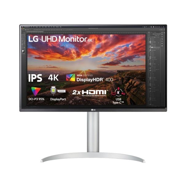LG 27UP850-W (27inch/UHD/IPS/60Hz/5ms/400nits/HDMI+DP+USBC+Audio/FreeSync)