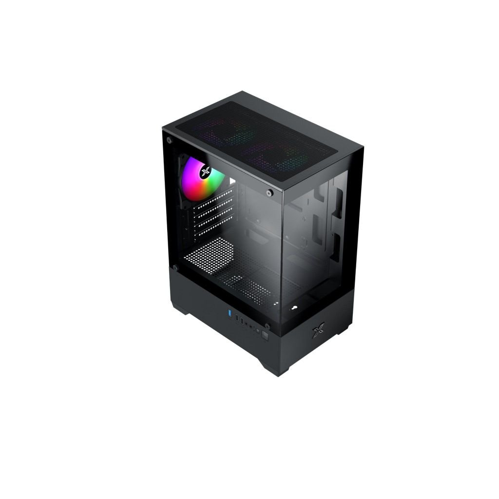 Case Xigmatek VIEW II Black 3F ( sẵn 3 fan led )