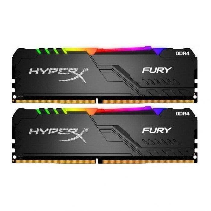 Ram PC Kingston Fury Beast RGB 32GB 3600MHz DDR4 (2x16GB) KF436C18BBAK2/32