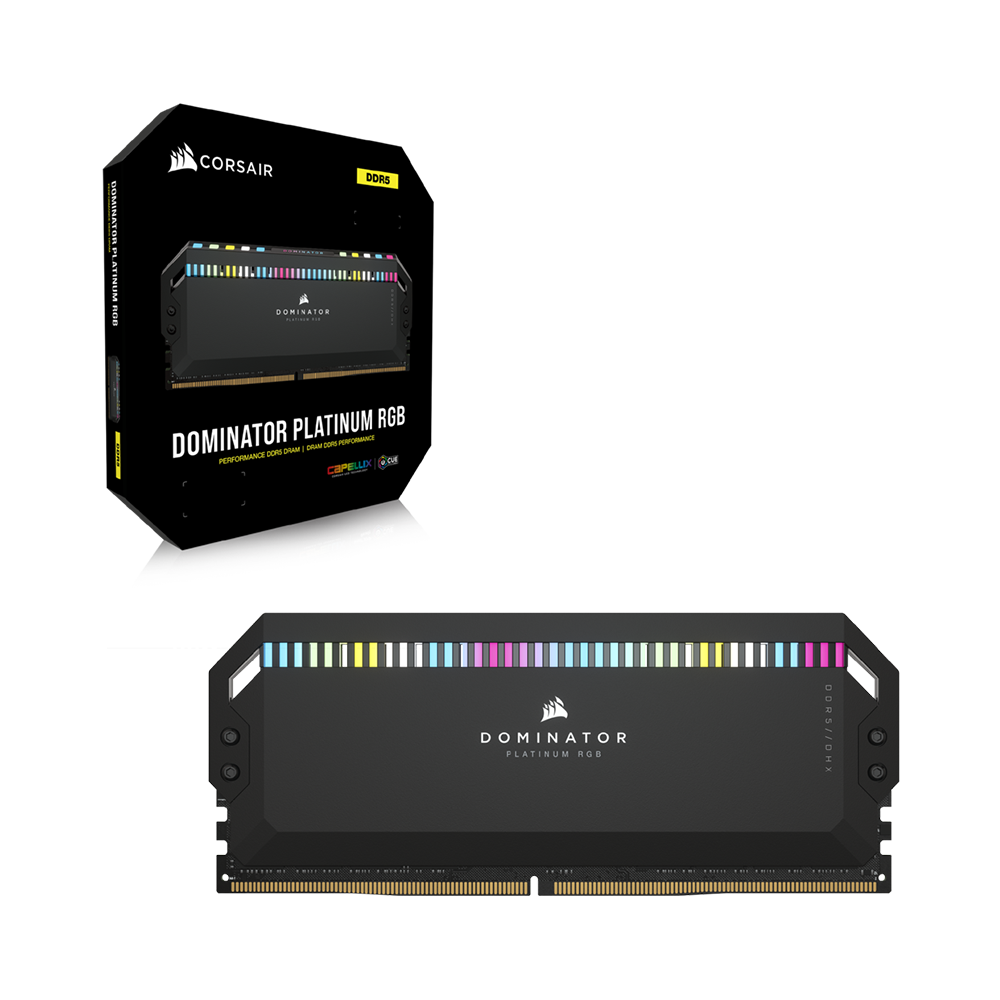 Ram PC Corsair Dominator Platinum RGB 64GB 5600Mhz DDR5 (2x32GB) CMT64GX5M2B5600C40