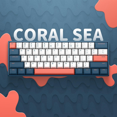 Bàn phím cơ IQUNIX F60 Coral Sea RGB