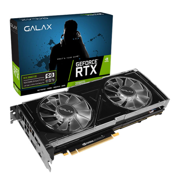 VGA Galax RTX 2080 OC 8GB GDDR6 NVIDIA Geforce 8Gb GDDR6 256Bit 2
