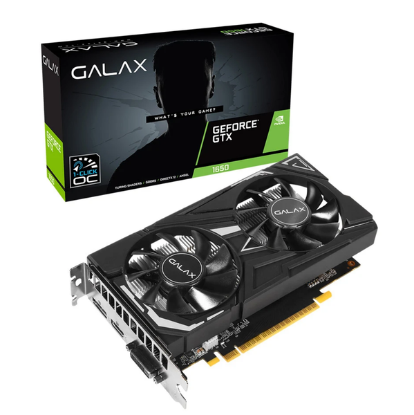 Card màn hình GF Galax Geforce GTX 1650  4Gb EX oc T75L