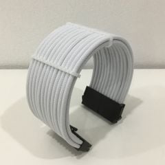 Dây nguồn bọc lưới nối dài 24pin  White Hotgear