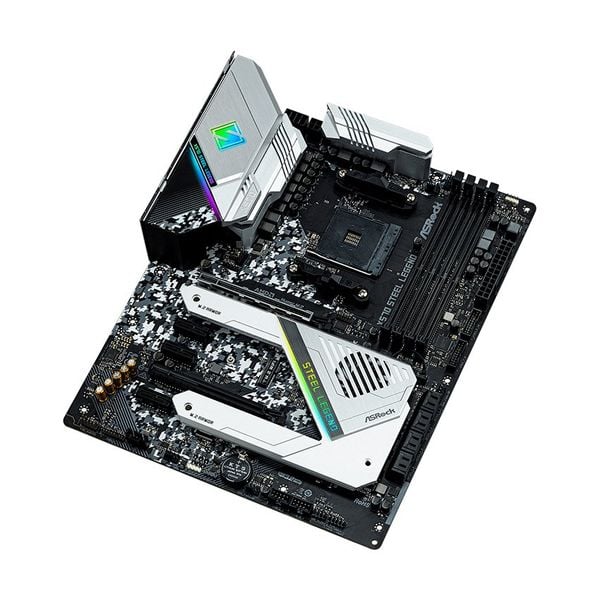 MAINBOARD ASROCK X570 STEEL LEGEND (AMD X570, SOCKET AM4, ATX, 4 KHE RAM DDR4)