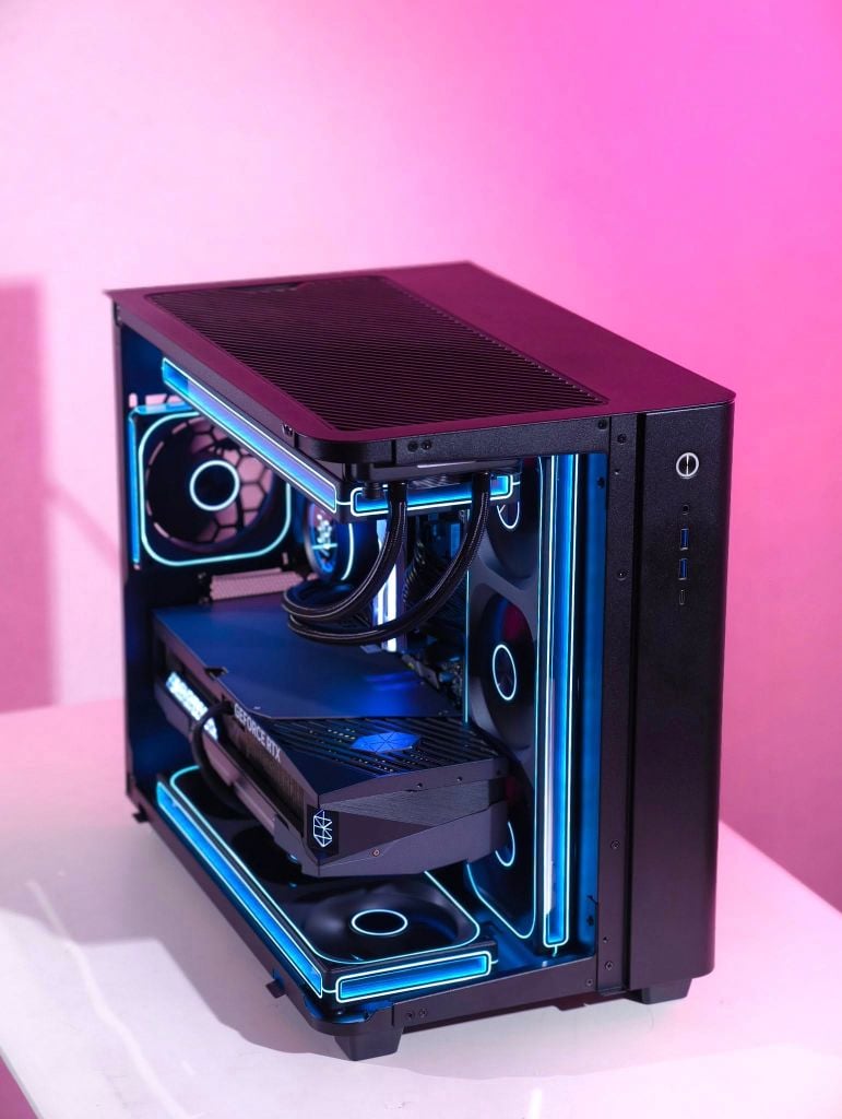 BỘ PC INTEL HOTGEAR BLACK VORTEX  CORE I9 - Z790 | I9 14900K  | 64GB 6000MHZ | RTX 5090 32GB