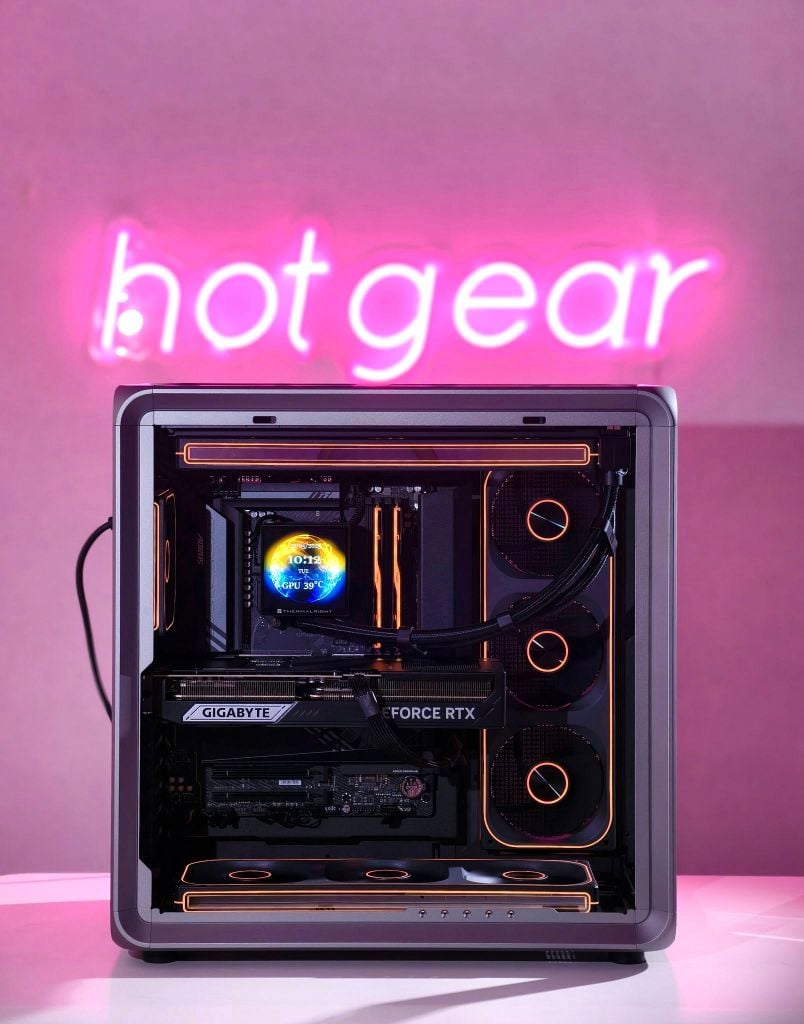 BỘ PC AMD HOTGEAR AURORA  RYZEN 9 - B850 | R9 9950X | 64GB 6000MHZ | RTX 5070Ti 16G