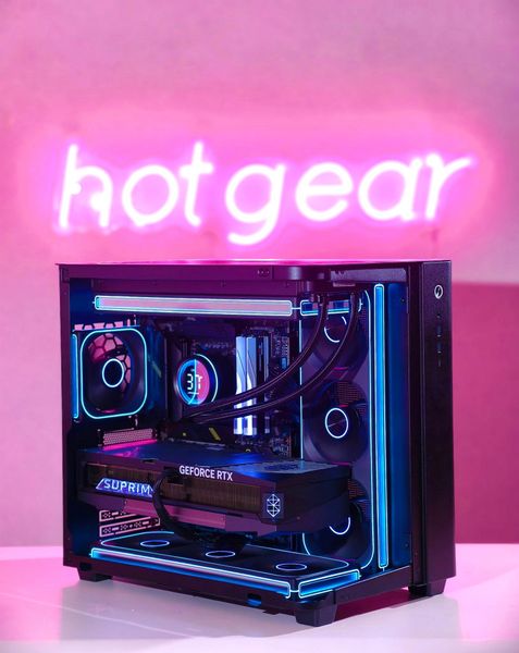 BỘ PC INTEL HOTGEAR BLACK VORTEX  CORE I9 - Z790 | I9 14900K  | 64GB 6000MHZ | RTX 5090 32GB