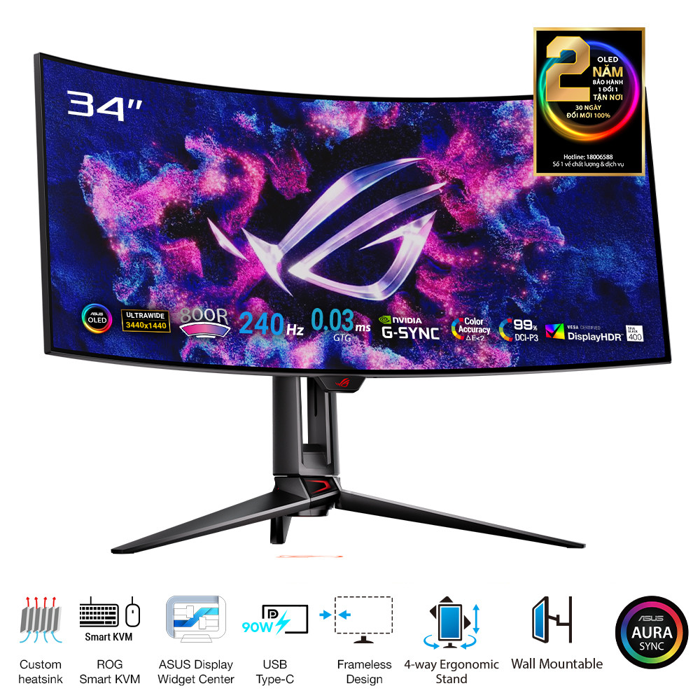 Màn hình cong Asus ROG Swift PG34WCDM 34