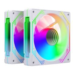 FAN CASE Snowman White F120 ARGB ( Quạt xuôi )