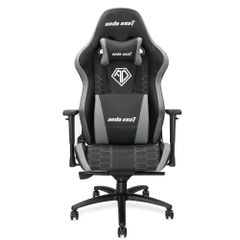 Anda Seat Spirit King Black/Grey – Full Pvc Leather 4D Armrest Gaming Chair