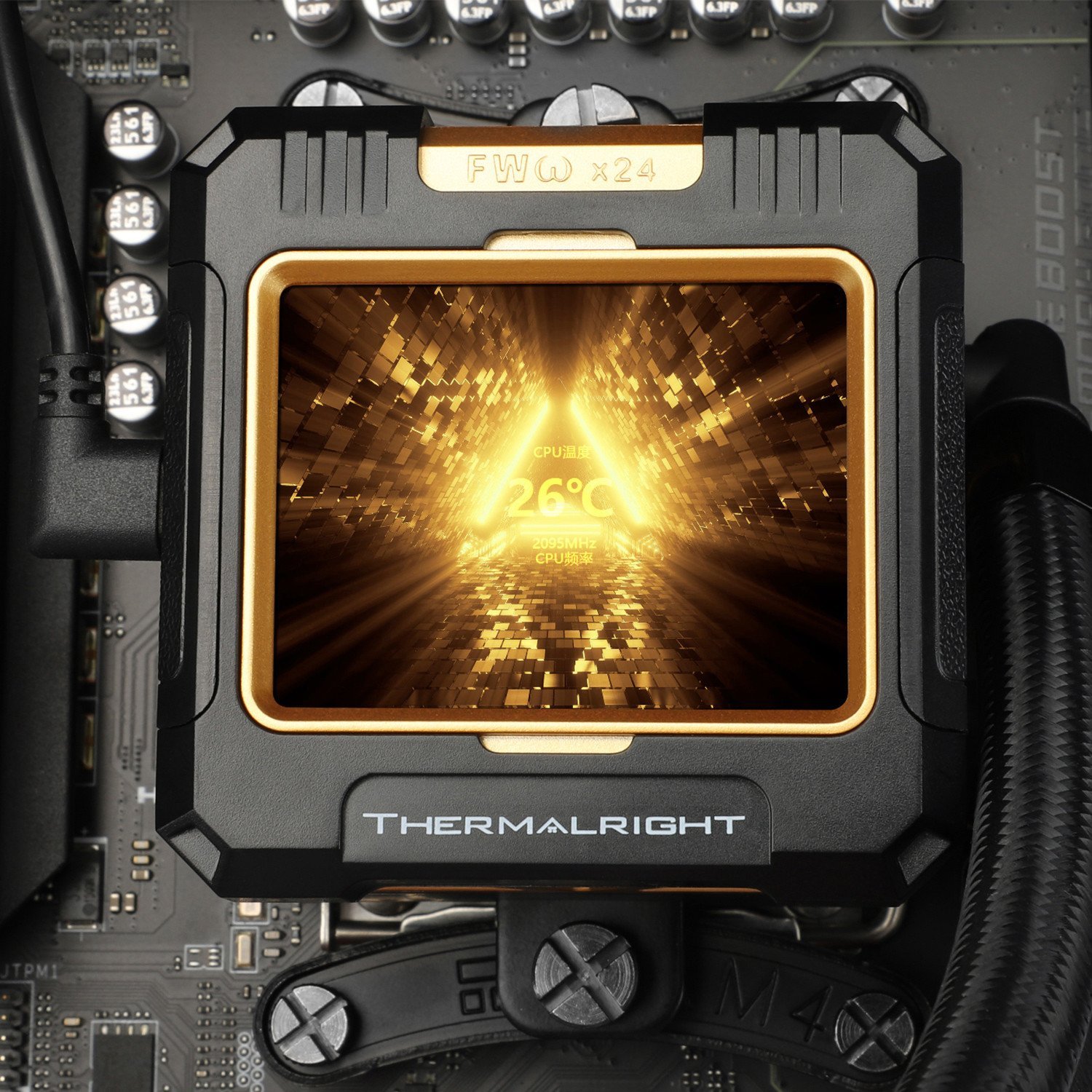 Tản Nhiệt Nước AIO Thermalright Frozen Warframe 360 BLack ARGB