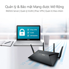 Bộ định tuyến WiFi 5 ASUS BRT-AC828 chuẩn AC2600 (Doanh nghiệp)