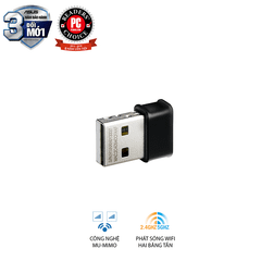 Card mạng không dây USB Asus USB AC53 Nano