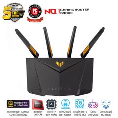 Bộ phát wifi 6 Asus TUF Gaming AX4200 (Chuẩn AX/ AX4200Mbps/ 4 Ăng-ten ngoài/ Wifi Mesh/ Dưới 80 User)