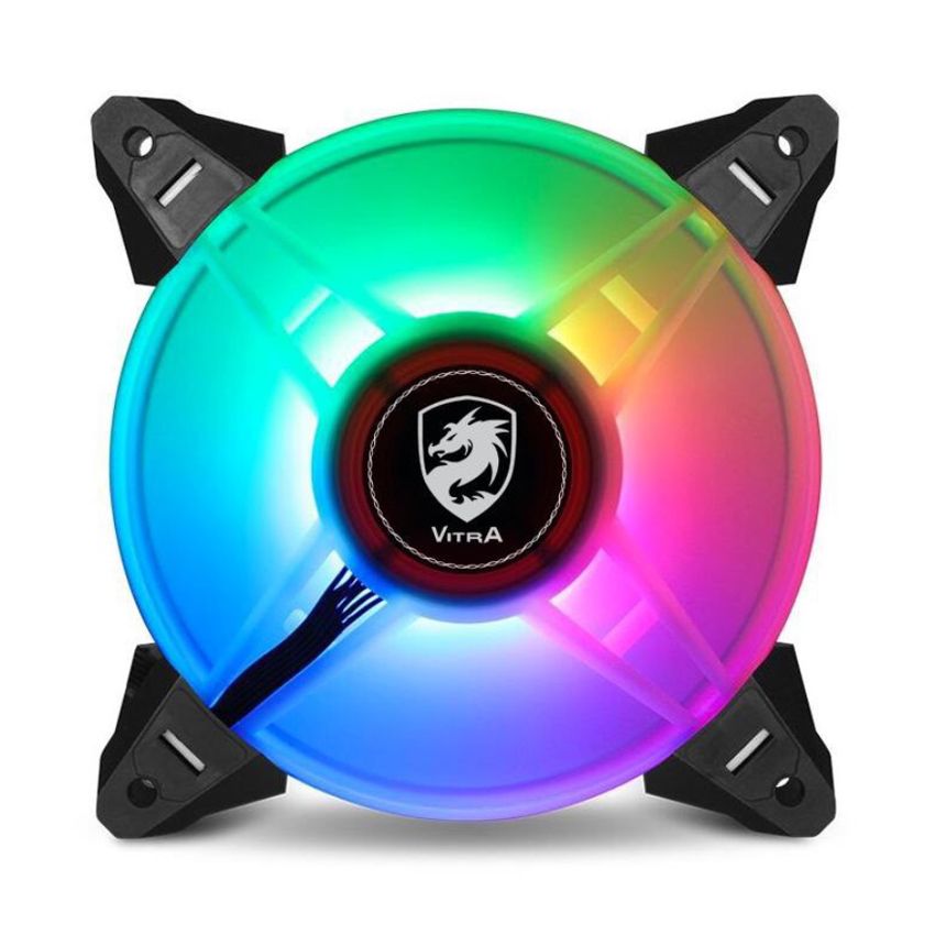 Fan Case Vitra Luna A-RGB AURA SYNC 5 IN 1( MainBoard Sync / Kèm điều khiển)