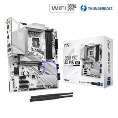 Mainboard ASROCK Z890 PRO RS WIFI WHITE (Intel Z890, Socket 1851, ATX, 4 khe RAM DDR5)