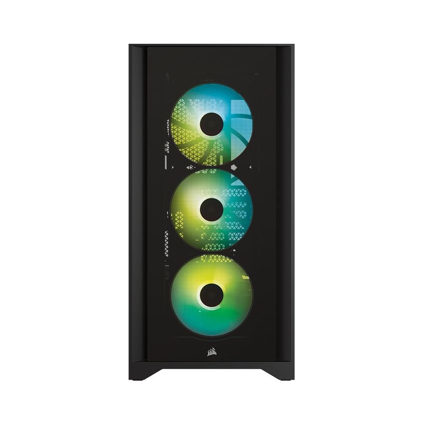VỎ CASE CORSAIR ICUE 4000X RGB TG BLACK  (MID TOWER/MÀU ĐEN)