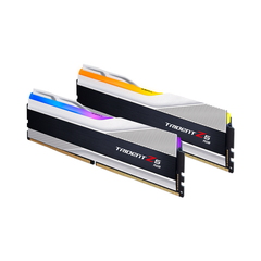 Ram PC G.SKILL Trident Z5 RGB SILVER 64GB 6400MHz DDR5 (32GBx2) White F5-6400J3239G32GX2-TZ5RS