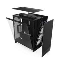 Case NZXT H7 Flow RGB 2024   Kèm sẵn 1 fan F360 RGB Core ( 3 Fan 120 dính liền )