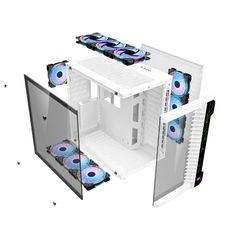Vỏ Case MIK LV07 – WHITE (Mid Tower/ Màu Trắng)
