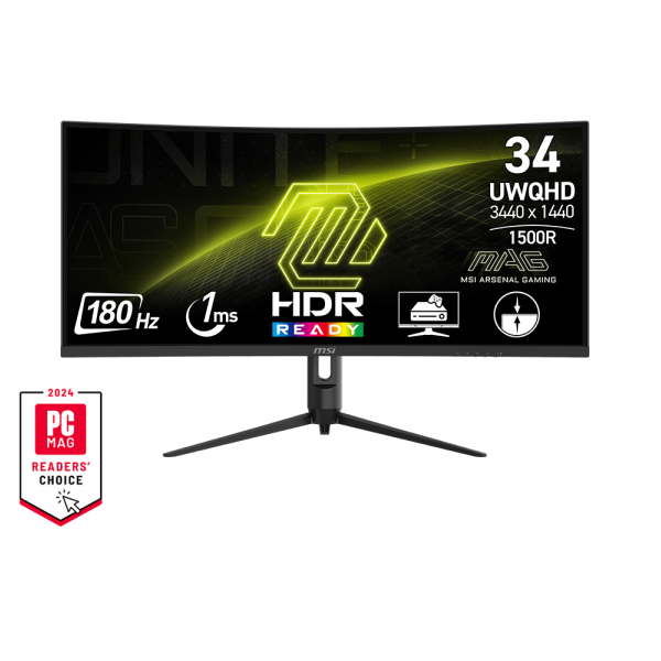 Màn hình cong MSI MAG 342CQR E2 34″ UWQHD 180Hz