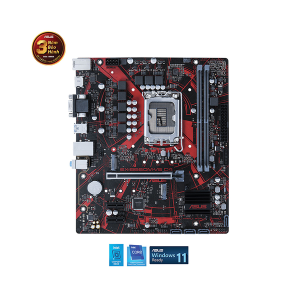 Asus EX-B660M-V5 D4 (Intel B660, LGA 1700, M-ATX, 2 khe Ram DDR4)