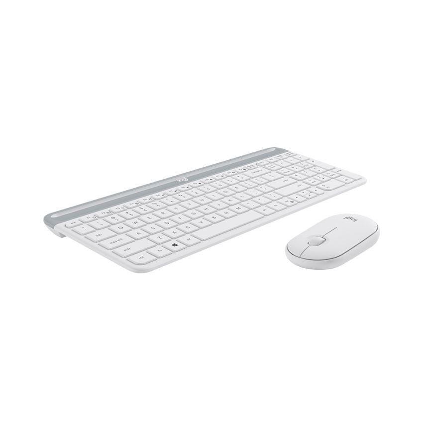 Combo chuột phím Logitech MK470 SLIM  Trắng