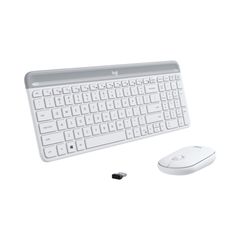 Combo chuột phím Logitech MK470 SLIM  Trắng