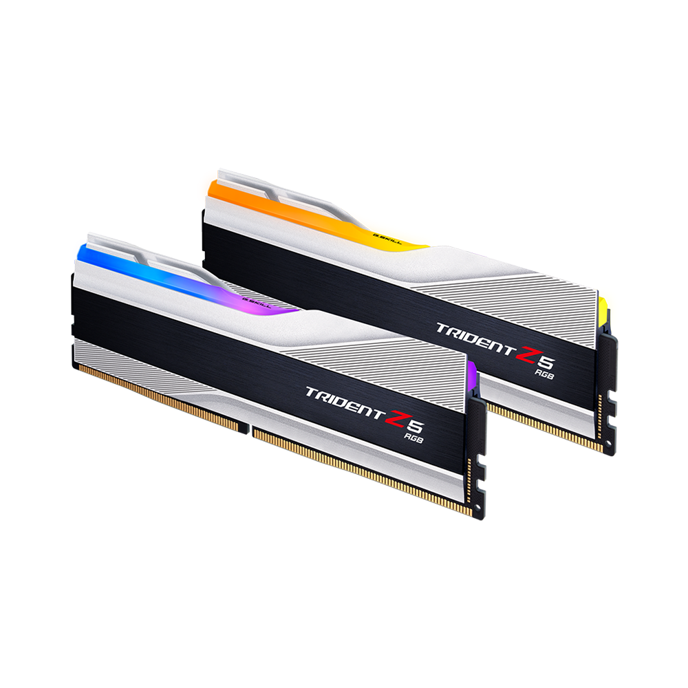 RAM G.SKILL TRIDENT Z5 RGB 64GB (2X32GB/DDR5/6000MHZ/CL30/SILVER)