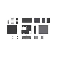 Vỏ case Jonsbo D41 MESH SC Black ( Mid Tower/Màu Đen / Màn hình)