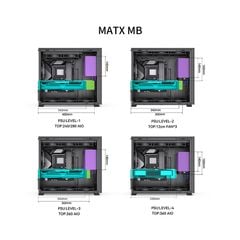 Vỏ case Jonsbo D41 MESH SC Black ( Mid Tower/Màu Đen / Màn hình)