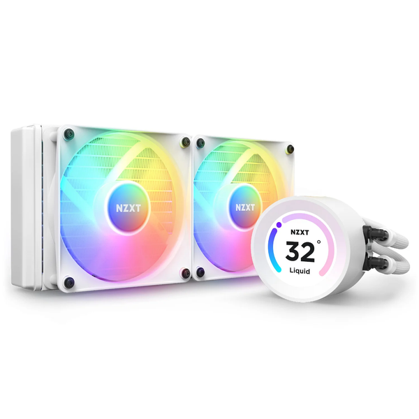 Tản nhiệt nước NZXT Kraken Elite 240 RGB WHITE (RL-KR24E-W1)