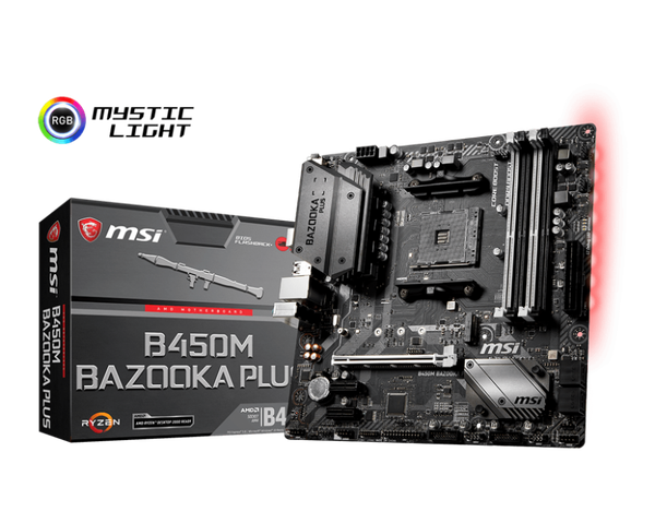 MSI B450M BAZOOKA PLUS (AMD Socket AM4)