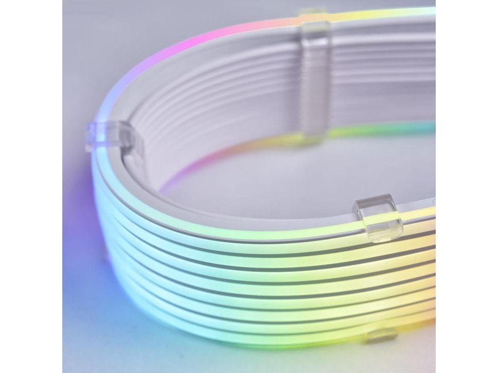 DÂY NGUỒN NỐI DÀI CHO CARD ĐỒ HOẠ LIAN LI STRIMER PLUS V2 12VHPWR (12+4-PIN)  - To 3x8 PIN - 8 SỢI LED ARGB