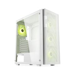 Vỏ Case SEGOTEP AXE 5 WHITE (ATX/Mid Tower/Màu Trắng/4 Fan ARGB)