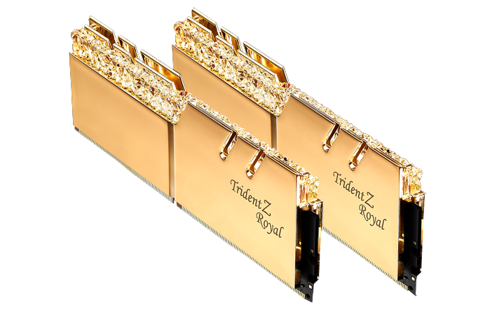 G.Skill Trident Z Royal 16GB (2X8GB) DDR4 3000Mhz Gold