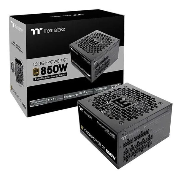 Nguồn Thermaltake TOUGHPOWER GT 850W (80plus Gold/ATX3.1/PCIE 5.1 / Full Modular)