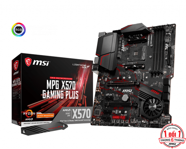 Msi  X570 Gaming Plus: Red Gaming Dna