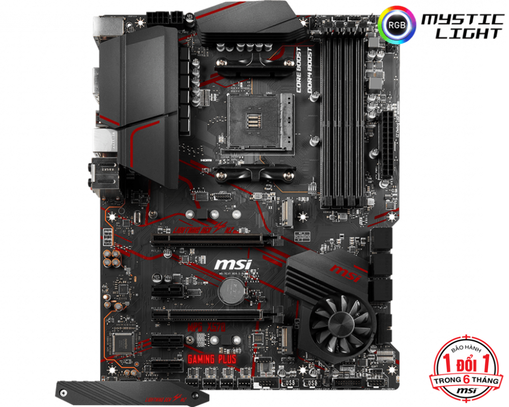 Msi  X570 Gaming Plus: Red Gaming Dna