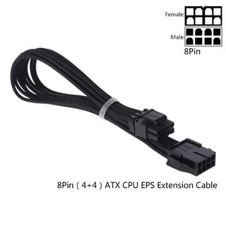Dây nguồn bọc lưới nối dài PCIE 8Pin  Black Hotgear