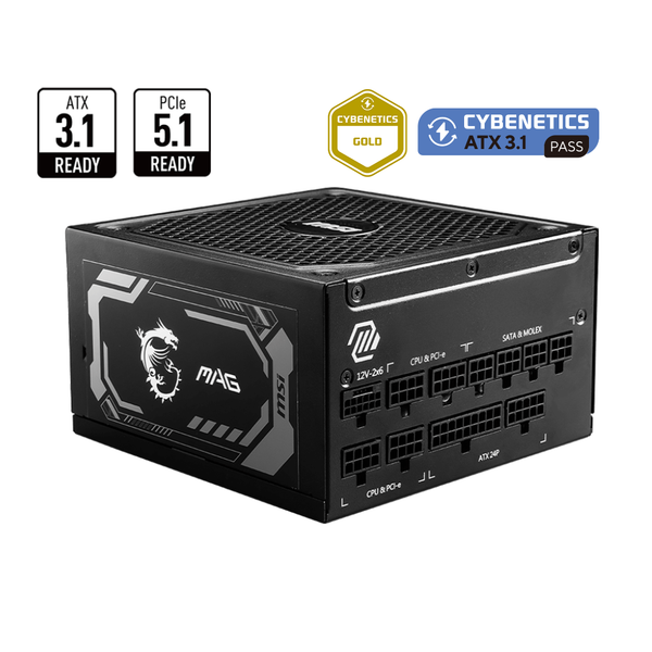 PSU MSI MAG A1250GL PCIE5  1250W 80 PLUS GOLD FULLY MODULAR