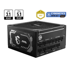 PSU MSI MAG A1250GL PCIE5  1250W 80 PLUS GOLD FULLY MODULAR