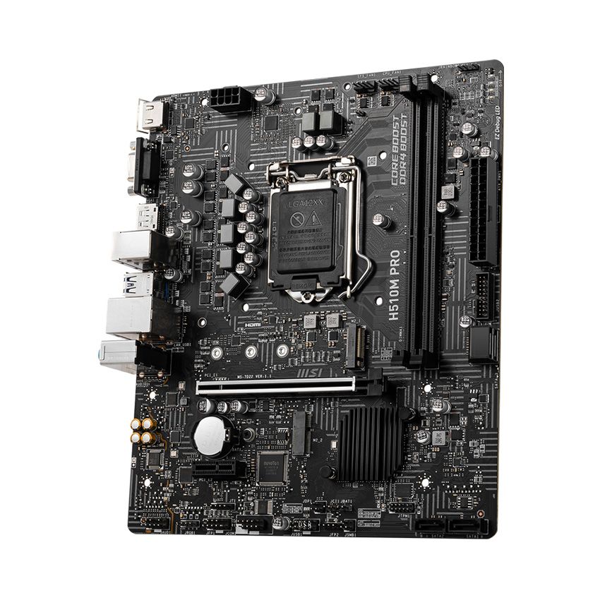 MSI H510M PRO B (Intel H510, Socket 1200, m-ATX, 2 khe Ram DDR4) Mainboard