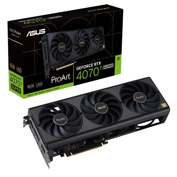 Card Màn hình Asus ProArt GeForce RTX 4070 Ti SUPER  OC 16GB GDDR6X