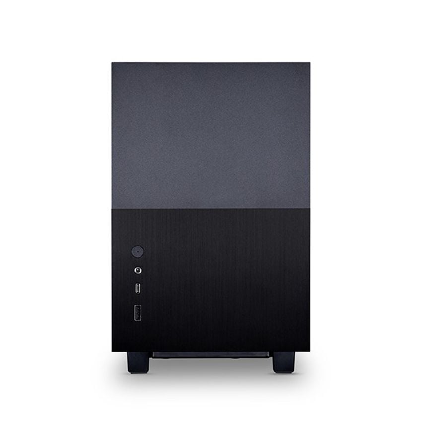 Vỏ Case LIAN LI Q58 Black (Mini Tower/Màu Đen) Tặng kèm Riser PCIE 4.0