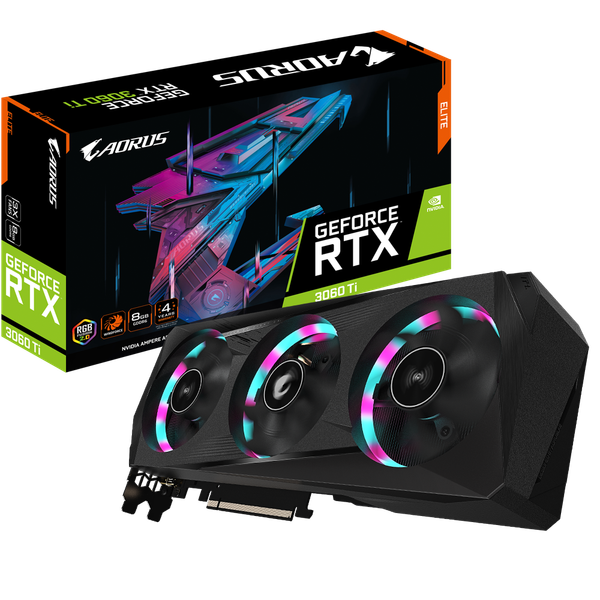 GIGABYTE AORUS GeForce RTX 3060 Ti ELITE 8G