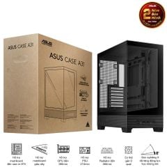 Vỏ Case Asus A31 TG WHITE / BLACK (ATX/Mid tower)
