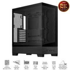 Vỏ Case Asus A31 TG WHITE / BLACK (ATX/Mid tower)